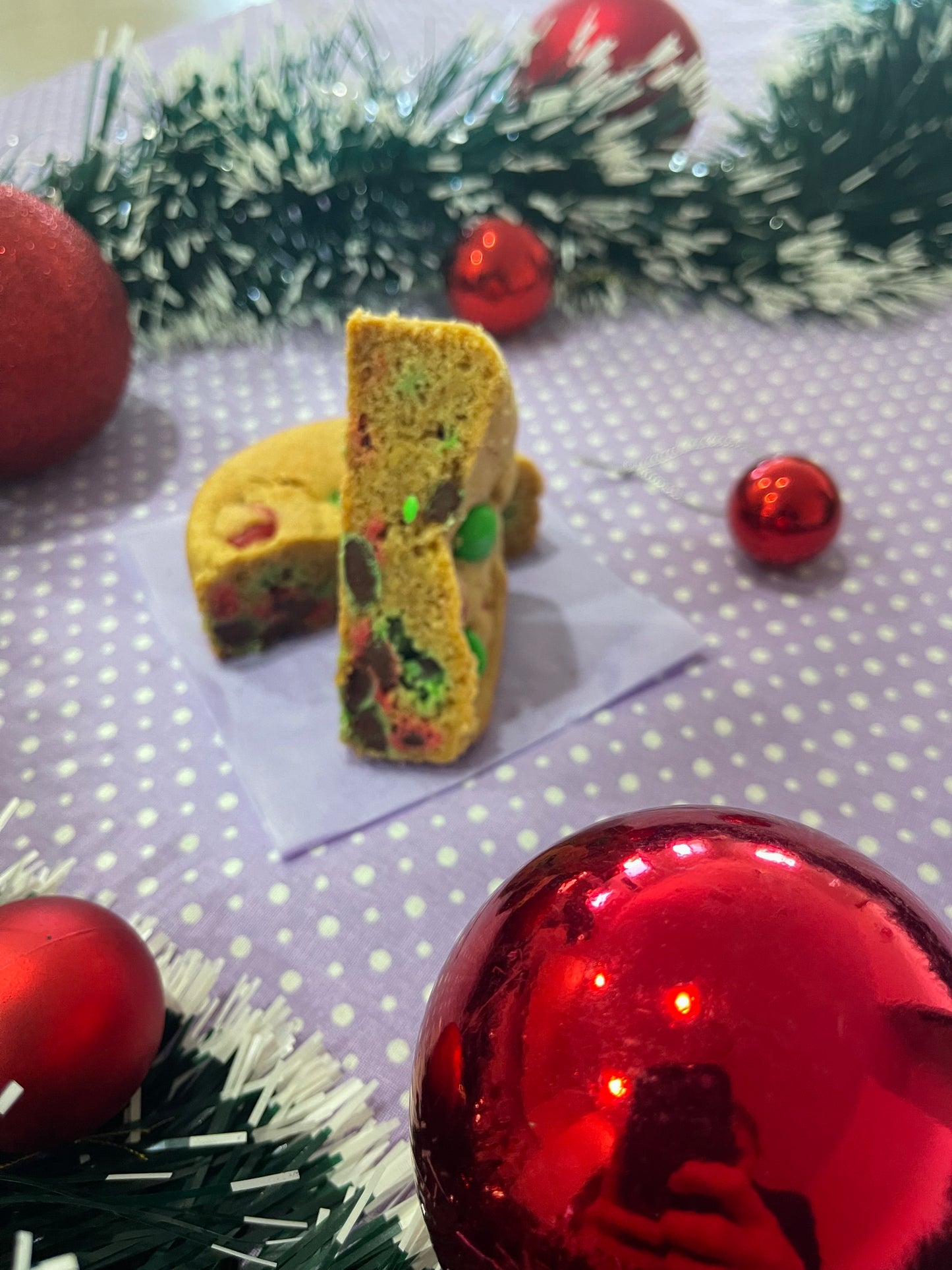 Christmas M&Ms Cookie