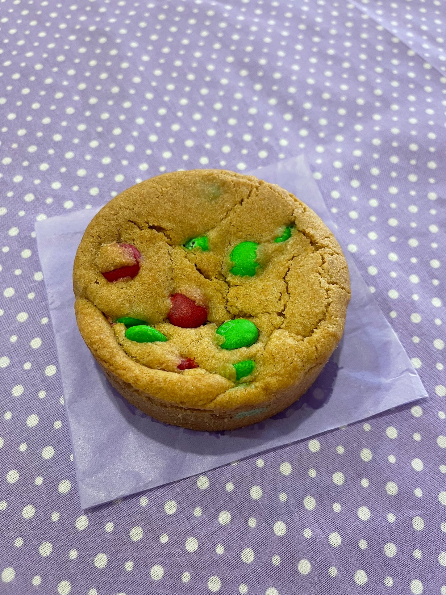Christmas M&Ms Cookie
